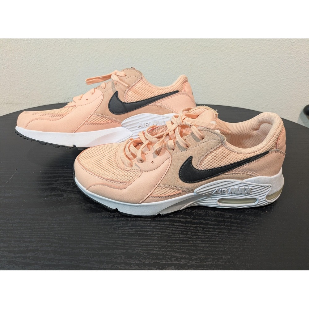 Nike Air Max Excee Shoes Womens Size 10.5 Pink Black Low Top Mesh CD5432-600
